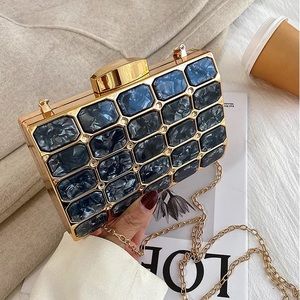 NEW * Black Clutch Purse